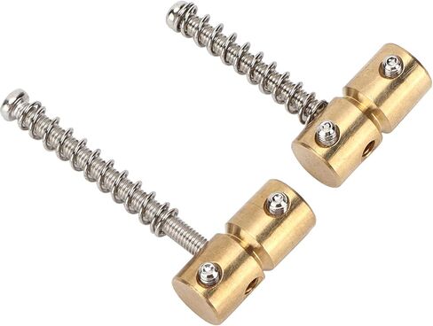 Tyenaza 4Pcs Bass String Saddle, 4‑String Brass Bridge Set Kit Accessory Replacement for Electric in Saudi Arabia
