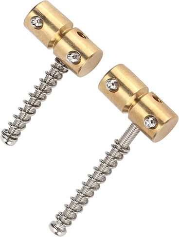 Tyenaza 4Pcs Bass String Saddle, 4‑String Brass Bridge Set Kit Accessory Replacement for Electric in Saudi Arabia