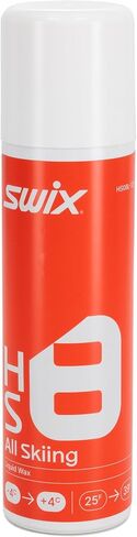 Swix HS8 "Red" شمع رش عالي السرعة للتزلج والتزحلق على الجليد لدرجات حرارة أكثر دفئًا، سائل 125 مل in Saudi Arabia
