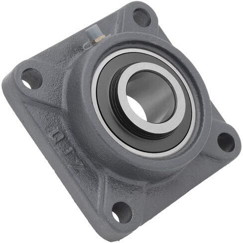 HCFS207-20 - 4-Bolt Flange-Mount Ball Bearing Unit, Insert Bearing HC207-20, Cast Iron Housing FS207, Bore Shaft 1-1/4 in (3.62 mm), 4.59 in (116.586 mm) Overall Length, Eccentric Collar Locking in Saudi Arabia