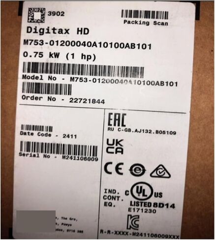 محول التردد M753-01200040A10100AB101، 0.75KW in Kuwait