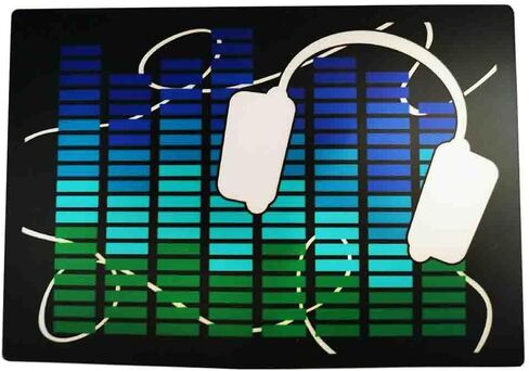 معادل الصوت المضيء المنشط لتي شيرت هوديي سترة LED وامضة للرجال ملابس جديدة للحفلات DJ عرض الموسيقى للبالغين والأطفال، N in Kuwait