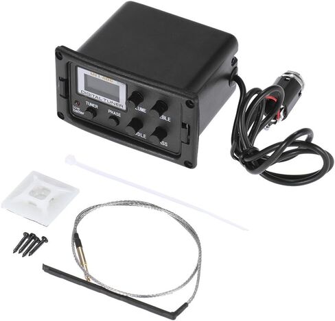 Acoustic Guitar Tuner, 3-Band EQ Equalizer LCD Display Volume Control Bass Middle Treble Knob for Acoustic Guitar in Saudi Arabia