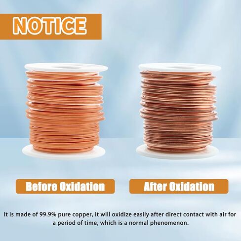 ELECTRAPICK Copper Wire, 99.9% Soft Pure Bare Copper Wire for Gardening, Electroculture, Jewelry Making Craft, Beading, Ground Wire & DIY, 12Gauge/ 2 mm Diameter, 49 Feet/15 m,1 Pound in Kuwait