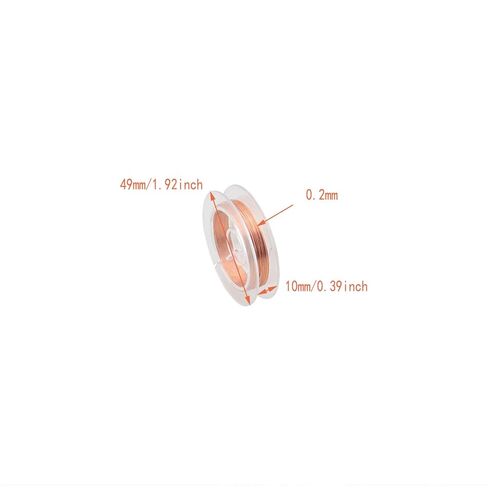 DGZZI Enameled Copper Wire Length 10 Meters 4WD Motor Copper Wire Craft Accessories Precision Motherboard Winding Magnetic Copper Soldering Wire Motherboard Repair Wire in Saudi Arabia