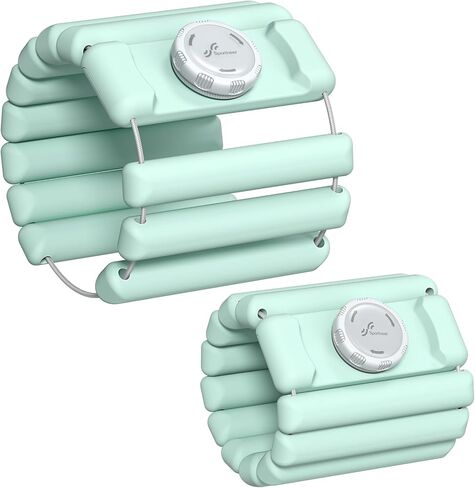 Sportneer Adjustable Wrist Weights for Women Men - Arm Weights Knob Silicone Pilates weights, Weighted Bracelet for Walking, Running, Workout, Yoga, Water Aerobics, Pool Exercises, Set of 2 (1LB Each) in Saudi Arabia