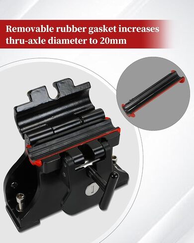 قفل من خلال حوامل شوكة المحور، قفل قابل للتعديل من خلال قوس مسار المحور، مع أسطوانة قفل، مفاتيح، مفتاح ربط سداسي، ترصيع، غسالات وشرائح المسار، يؤمن جميع الدراجات، مناسب للشاحنات والشاحنات الصغيرة in Kuwait