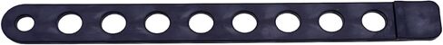 8-Pack Replacement Bike Rack Cradle Straps - Compatible with Thule 1/2" Tab, 0.49" Ladder-Style Strap Holes, Rubber Wheel Straps for Cycling Accessories (Black) in Saudi Arabia