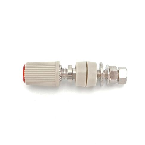 10Pcs 4mm Brass M5 Type High Current Banana Female Jack Panel Socket Test Binding Post(Green) in Saudi Arabia