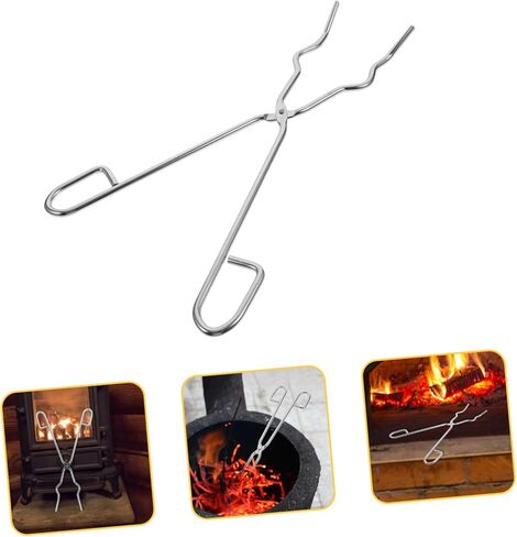 VOSAREA 35cm Chromium Plated Steel Crucible Beaker Tongs Heavy Duty Laboratory Flask Holder Non-Slip Grip for Experiments and Cooking in Saudi Arabia