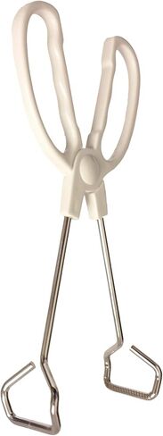 BT55-10 Beaker Tongs, 10in., Stainless Steel, Scissor-Style, Plastic Handles, Pack of 10 in Saudi Arabia