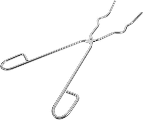 Veemoon Chromium Plated Steel Crucible Beaker Tongs Lab Holder Clamps for Crucible Flask Beaker in Saudi Arabia