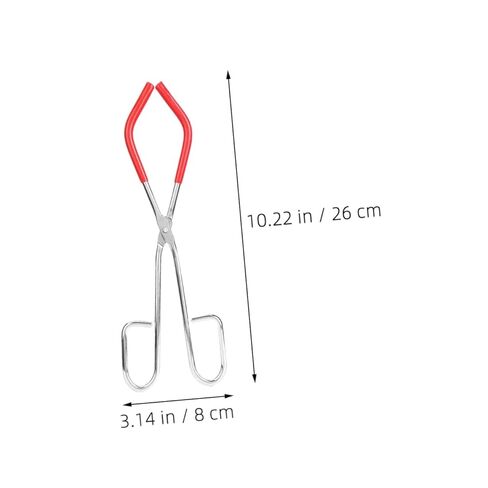 2pcs Beaker Tongs Laboratory Clamp Non- Grip Flask Holder for Scientific Experiments -Plated for Lab Use and Research in Saudi Arabia