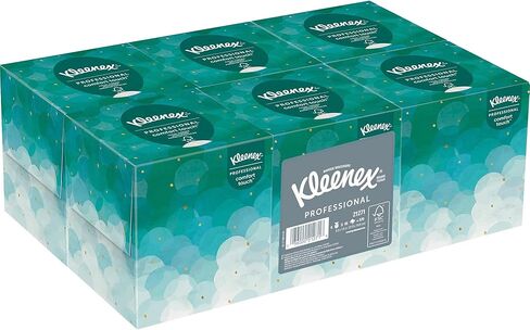 Kleenex Professional Facial Tissue, Bulk (21270), 2-Ply, White, Upright Cube Boxed Format, Designed for Business (90 Tissues/Box, 36 Boxes, 3,240 Sheets/Case) in Saudi Arabia