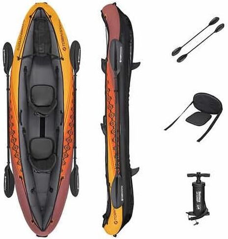 Tobin Sports Wavebreak Inflatable 2-Person Kayak - Complete with Pump and Patch kit in Saudi Arabia