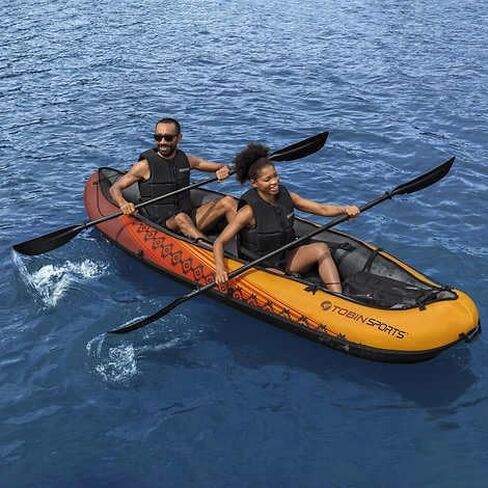 Tobin Sports Wavebreak Inflatable 2-Person Kayak - Complete with Pump and Patch kit in Saudi Arabia