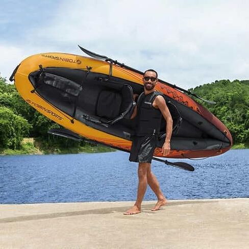 Tobin Sports Wavebreak Inflatable 2-Person Kayak - Complete with Pump and Patch kit in Saudi Arabia