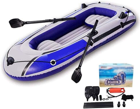 Touring Kayak Inflatable Rafting Fishing Dinghy Tender Inflatable Boat Series Pontoon Boat 2/3/4Person Canoe Boat Set in Kuwait