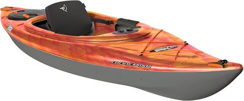 Pelican Sprint 100XR - Touring Sit in Kayak - Vapor Fireman Red - Yellow - Lightweight Patented Ram-X™ Material -Ergobreeze™/Ergoform - 10 ft in Saudi Arabia