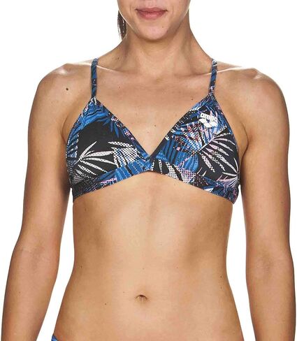 ARENA Women's Floral Allover Tie Back MaxLife Bikini Top in Saudi Arabia
