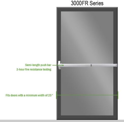 Sentry Safety 3000FR Panic Crash Bar- Painted in Saudi Arabia