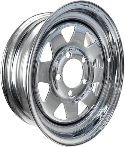 15 Inch 6J Chromed Spoke Trailer Rim 5-114.3 Bolt Pattern Compatible With Caravan Boat RV in Saudi Arabia