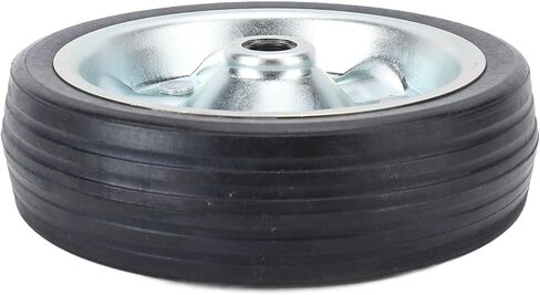 Asixxsix Trailer Jack Wheel, 8 Inch Heavy Duty 1500lbs Capacity Iron Rubber Swivel Caster with Wheel Replacement for Boat Trailer RV Hitch in Saudi Arabia