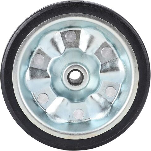 Asixxsix Trailer Jack Wheel, 8 Inch Heavy Duty 1500lbs Capacity Iron Rubber Swivel Caster with Wheel Replacement for Boat Trailer RV Hitch in Saudi Arabia