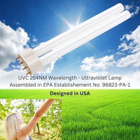 UC18W1004 Equivalent UV Bulb 18W | Premium OEM Quality Replacement Lamp Compatible with Honeywell UC100A1005 UC100E1006 UV100A1000 UV100E1043 | High Performance | Designed in USA in Saudi Arabia