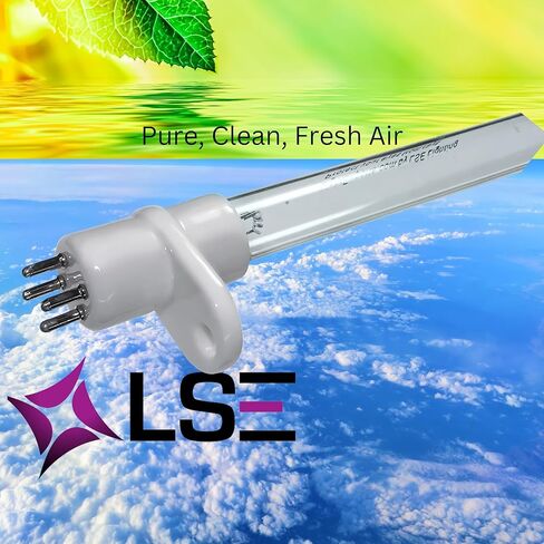SWD1076RO3 UV Lamp – Compatible with Second Wind Models 2000, 2018, 2181, 2218, 2414 – Flanged Base UV-C Bulb – High Output – Designed in USA in Saudi Arabia
