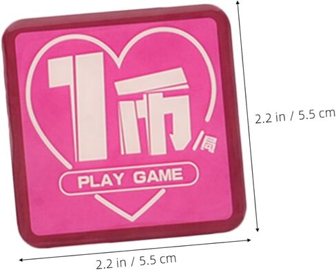 BESPORTBLE 10pcs Insert Coin to Play Game Stickers for Coin Operated Machines Waterproof for Gaming Centers and Parties Fun Safety Reminder Labels in Saudi Arabia
