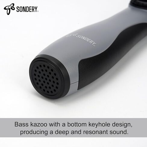 Sondery Professional Kazoo Wind Instrument، Bass Kazoos المحمولة مع 5 أغشية وحبل لجميع الأعمار in Saudi Arabia