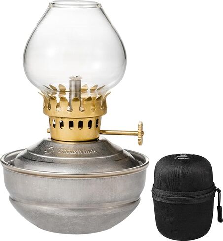 Luminara Mini Oil Lamp, Outdoor Kerosene Oil Lantern, Windproof Light for Outdoor Camping Garden Home Decor, Brass in Kuwait