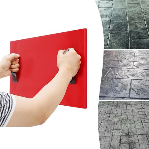 حصيرة ختم خرسانية، جلد نسيج خرساني، حصيرة نسيج خرساني، قوالب مستطيلة لديكور الحائط الحجري الجص الخرساني، تصميم ختم سلس، قالب تسخين بالفراغ بدرجة حرارة عالية in Kuwait