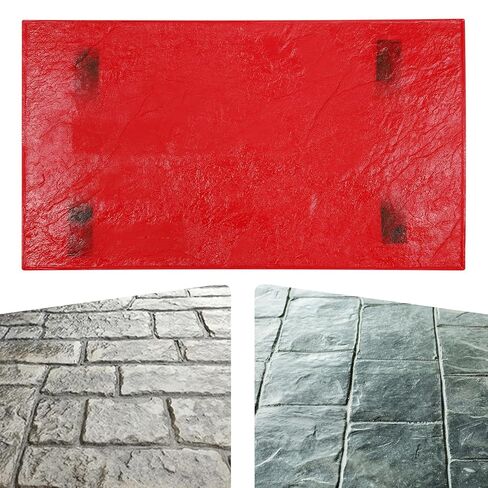 حصيرة ختم خرسانية، جلد نسيج خرساني، حصيرة نسيج خرساني، قوالب مستطيلة لديكور الحائط الحجري الجص الخرساني، تصميم ختم سلس، قالب تسخين بالفراغ بدرجة حرارة عالية in Kuwait