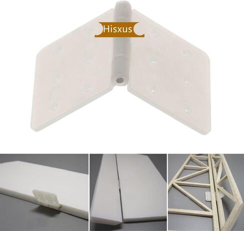 120 قطعة 3 أحجام من المفصلات البيضاء المثبتة مع دبابيس مقسمة قابلة للإزالة متوافقة مع أجزاء طائرة RC التي يمكنك صنعها بنفسك (1، 120 قطعة) in Kuwait