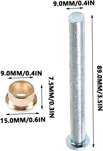 Door Hinge Roller Pins, Door Hinge Pin Bushing Repair Kit, 1979-1993 Compatible with Mustang in Kuwait