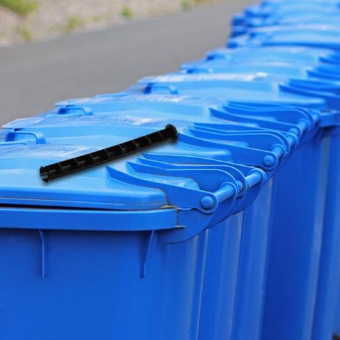 Trash can Latches and Locking Pins 6.37 Inch Plastic Replacement Accessories for Secure Outdoor Garbage Bin Lid Holders Compatible with Wheelie Bin Locks in Kuwait