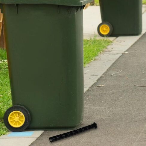 Trash can Latches and Locking Pins 6.37 Inch Plastic Replacement Accessories for Secure Outdoor Garbage Bin Lid Holders Compatible with Wheelie Bin Locks in Kuwait