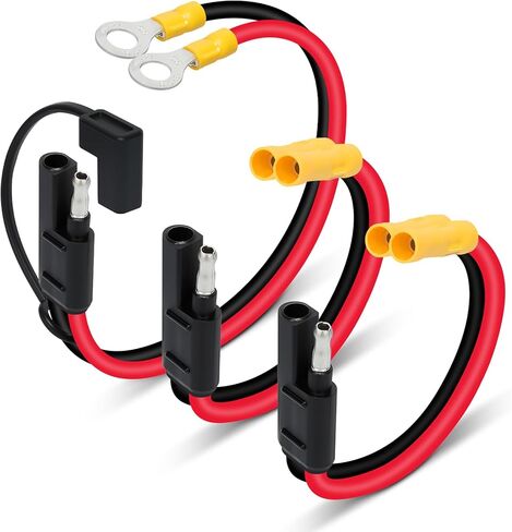 Trolling Motor Plug MKR-12 & 14367-6 – Heavy-Duty Quick Disconnect Wire Connectors, 2-Wire 10-Gauge, 3 Plugs for Two Devices, Secure Battery Quick Connect and Trolling Motor Quick Connect in Saudi Arabia