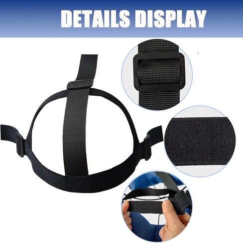 2PCS Elastic Catcher Mask Harness Replacement, Adjustable Strap for Baseball & Softball Umpire & Catcher Masks (Black) in Kuwait