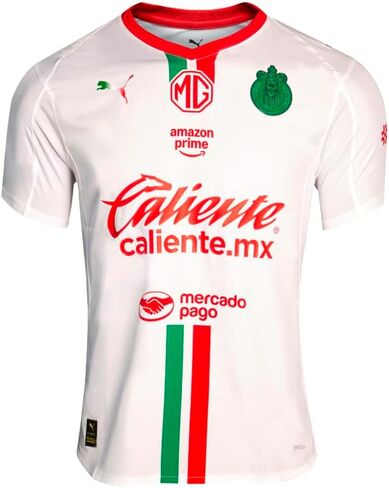 PUMA Mens Chivas Crew Neck Short Sleeve Away Jersey Promo 25-26 Casual - White in Saudi Arabia