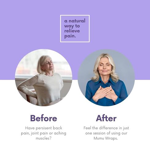 وسادة تسخين من مومو قابلة للاستخدام في الميكروويف - وسادة تسخين في الميكروويف برائحة اللافندر لتخفيف الألم والتشنجات وآلام العضلات والمفاصل والرقبة والكتف وآلام الظهر، حزمة حرارية رطبة مضغوطة دافئة (الخزامى) in Kuwait