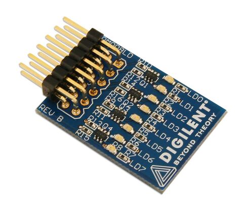 Digilent Pmod 8LD: ثمانية مصابيح LED خضراء عالية السطوع in Kuwait