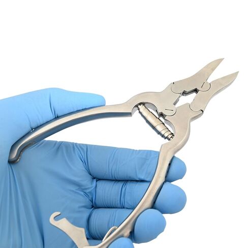 6 Inch Podiatrist Mycotic Toenail Nippers Double Action Nail Nippers Concave Ultra Sharp Thick Nail Clippers in Saudi Arabia