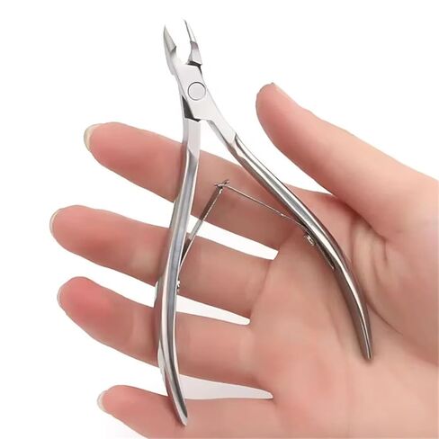 Cuticle Clippers Trimmer Dead Skin Remover Pedicure Stainless Steel Cutters Tool Cuticle Nippers Nail Scissors in Saudi Arabia