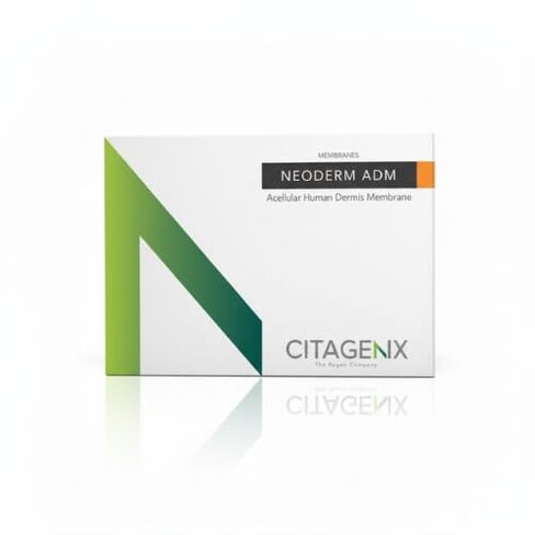 ADM4020-T Neoderm ADM Acellular Dermis Membrane 40mm X 20mm X 1mm in Kuwait