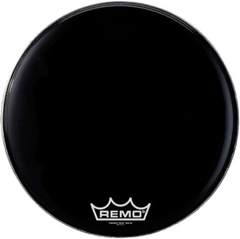 Remo PM2426-MP-U Powermax 2 Ebony Crimp lock Bass Drumhead, 26" in Saudi Arabia
