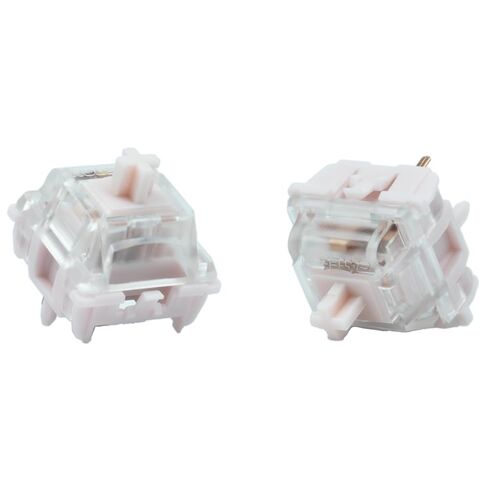 GATERON Jelly Series Keyboard Switches, Linear Tactile Silent RGB LED 5 Pin Factory Pre-lubed Full POM Key Switches for MX Mechanical Keyboard (Blue) in Saudi Arabia