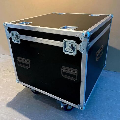 12 Pack 124mm Spring Loaded Case Handle, Folding Pull Handle, Surface Mount Chest Handles with Rubber Grip, Heavy Duty Chest Handle for Flight Case, Speaker, Cabinet, Black in Saudi Arabia